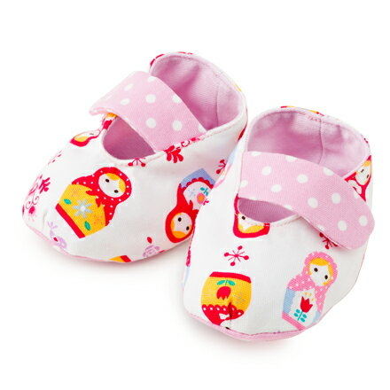 【日本製】全棉嬰兒鞋 (俄羅斯娃娃)