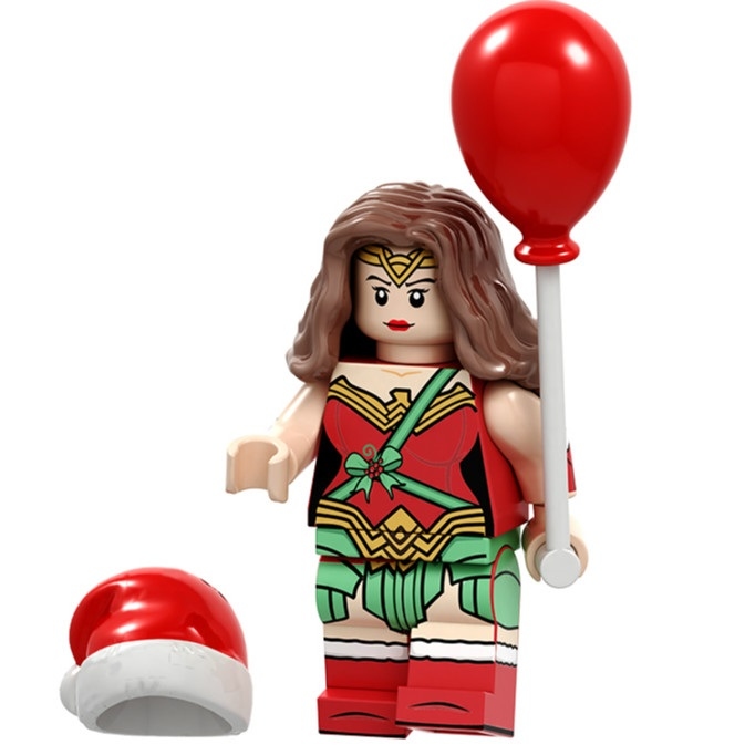 Christmas Wonder Woman Marvel DC SuperHeroes Minifigures Fit Lego P1746