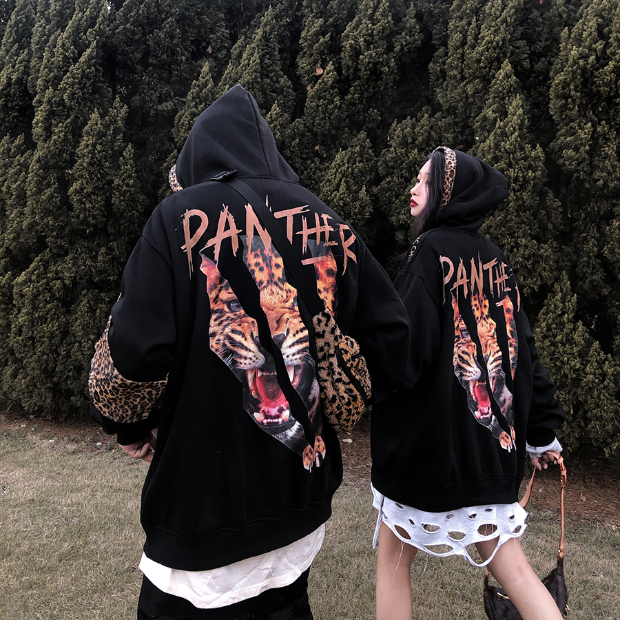 【 MAMC | LEOPARD HOODIE 豹紋帽TEE 】