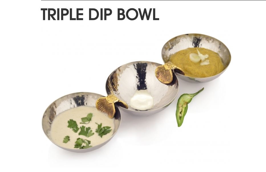 【EDGE Company】Triple Sauce Bowl 造型醬料碟