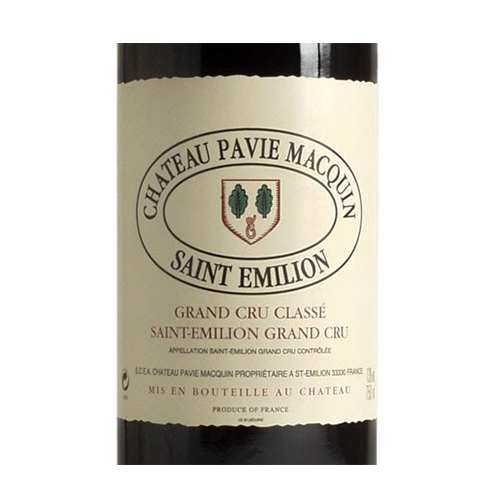 Chateau Pavie Macquin 2009 (RP96)