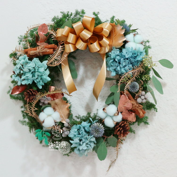 自然禮讚 I 聖誕花圈  XM190401