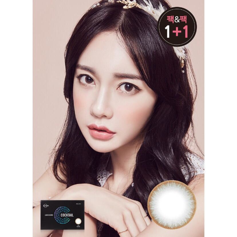 「1＋1｣ LENSME COCKTAIL #Ash Island Gray 1month/ 2p