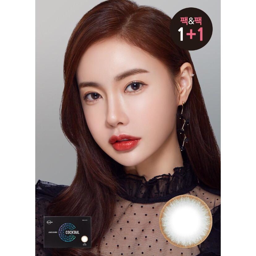 「1＋1｣ LENSME COCKTAIL #Ash Island Gray 1month/ 2p