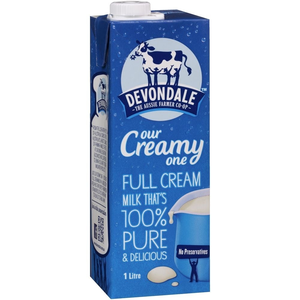 Devondale Full Cream Milk 1Litre