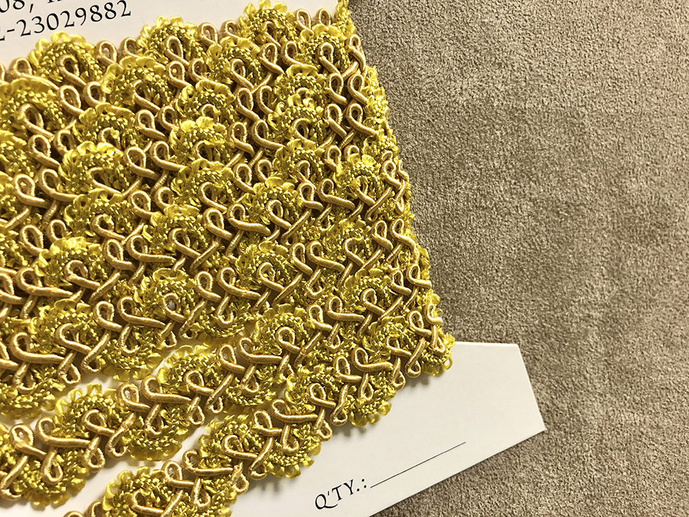 限量花飾織帶/捲結毛邊/3色