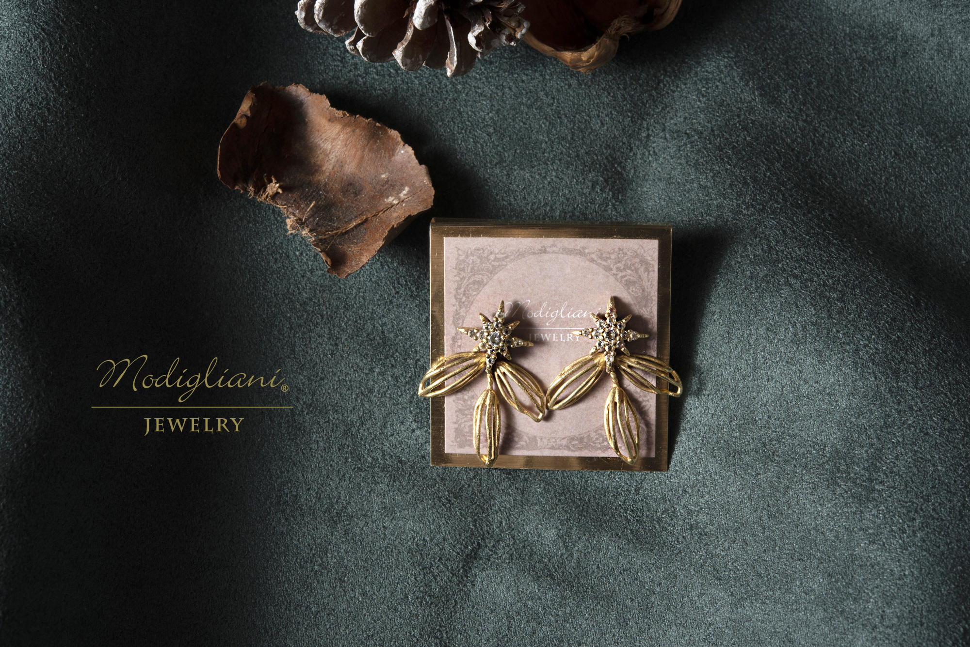 星芒三葉草耳環