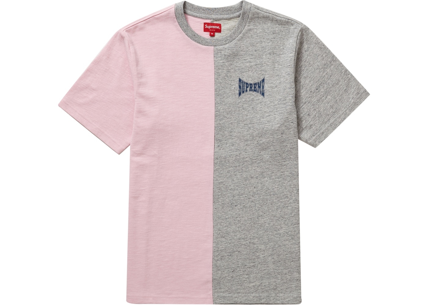 [現貨] Supreme FW19 Split S/S Top "Grey Pink"