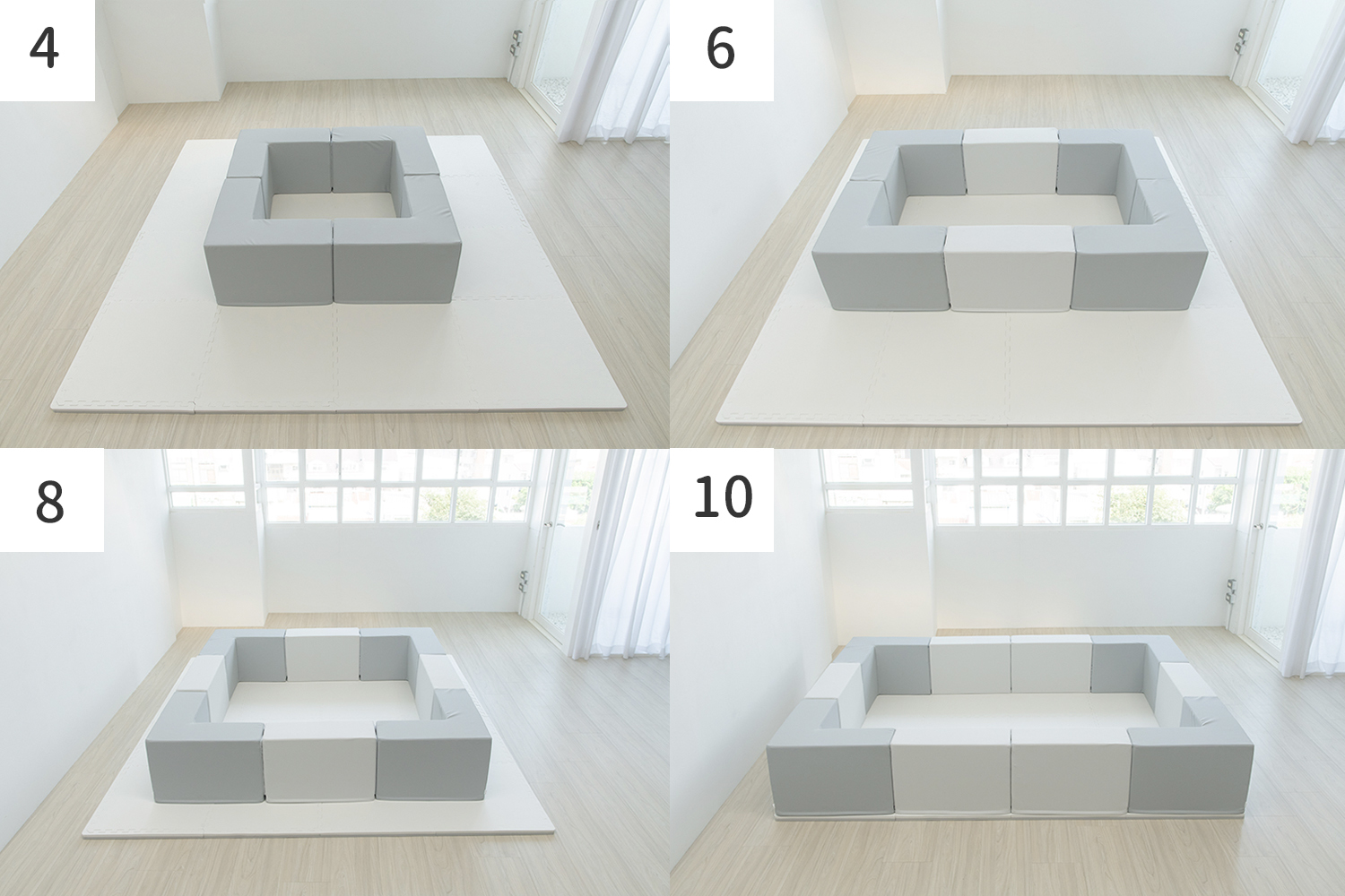 各個組合方式 <4入>  <6入>  <8入>  <10入>