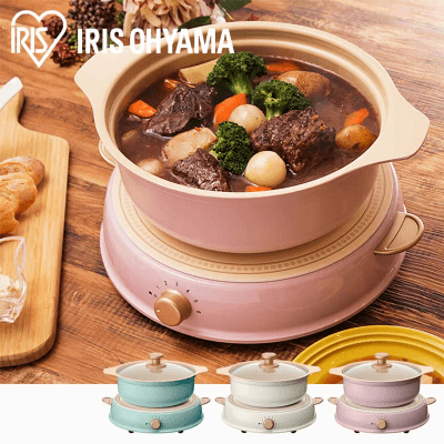 IRIS OHYAMA Ricopa IH 電磁爐 香港行貨 粉紅色