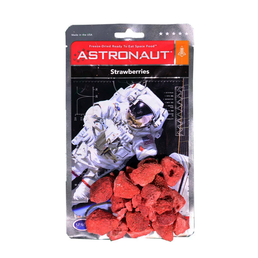 NASA 美國太空總署 Astronaut Food太空食品乾燥草莓/ 冰淇淋夾心餅