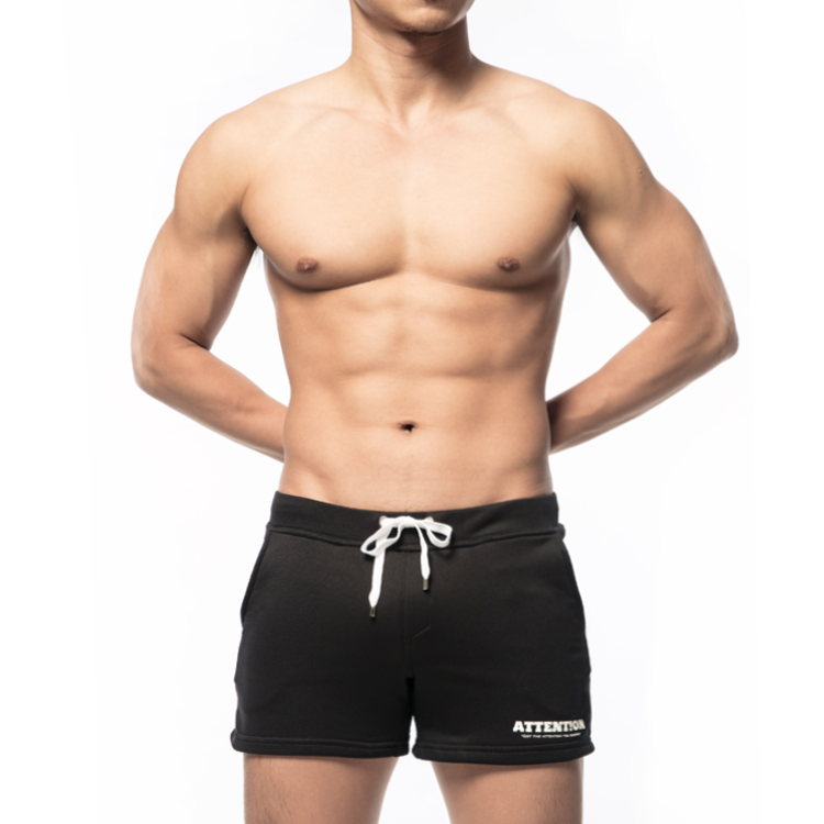 【黑色】Attention男友運動短褲