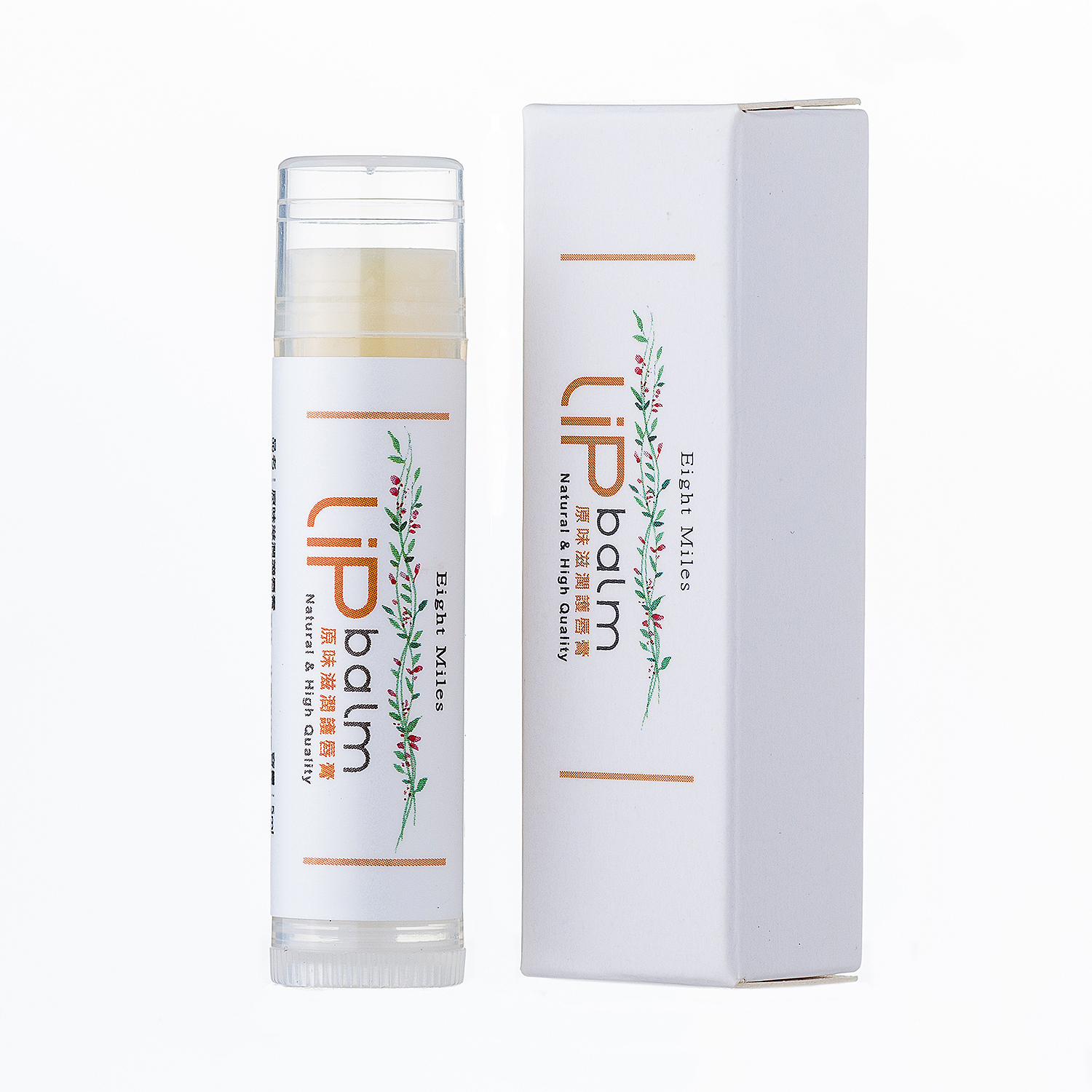 【Eight Miles】原味滋潤護唇膏（無香）