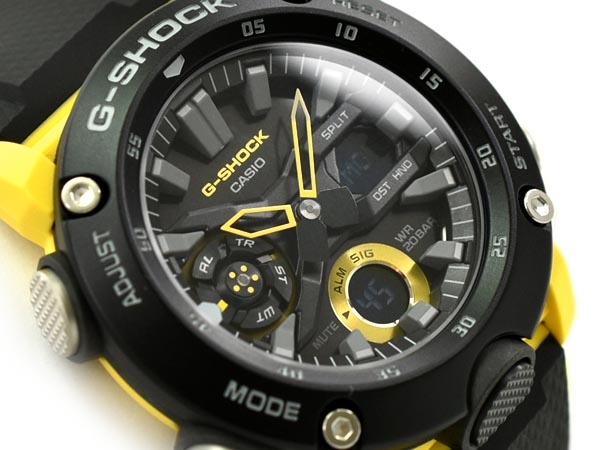 G-SHOCK ブラック/イエロー　GA-2000 5590 Analog-Digital - GA-2000 | CASIO