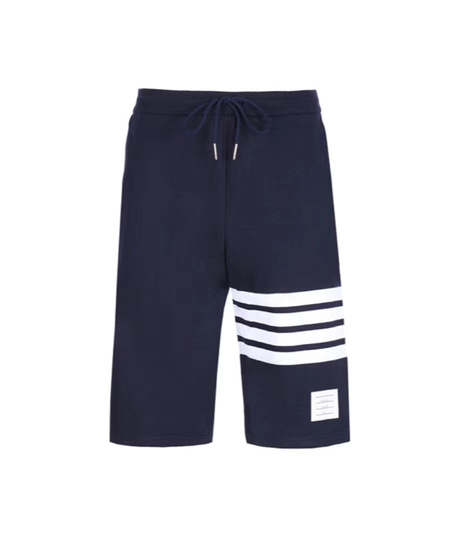 Thom Browne 經典 藍色 棉圈 短褲