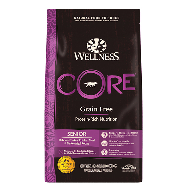 Wellness Core 老犬配方﹙無穀物﹚4lb / 12lb / 22lb( 新包裝)