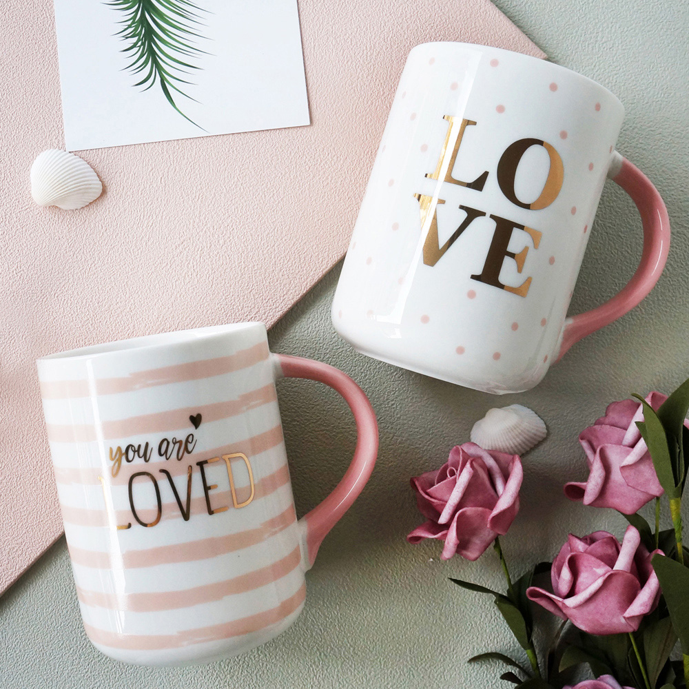 愛是一切粉系情人馬克杯