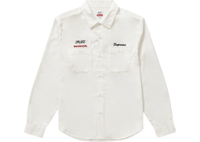 [Instock]Supreme Honda Fox Racing Work Shirt Black