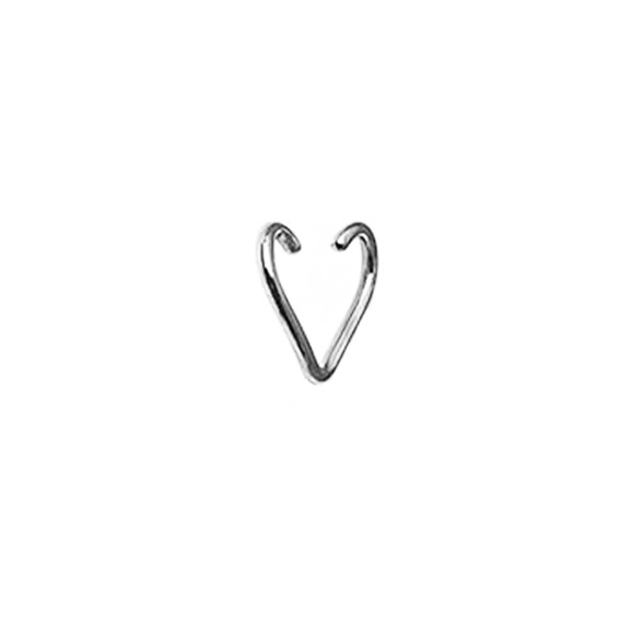 SS316L SURGICAL STEEL CONTINOUS ANNEALED HEART RING