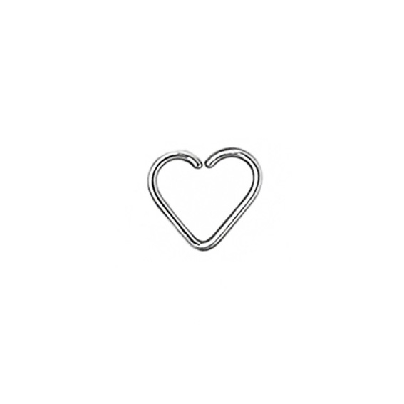 SS316L SURGICAL STEEL CONTINOUS ANNEALED HEART RING
