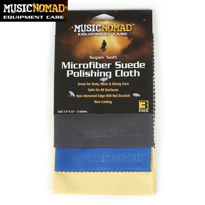 Music Nomad MN203 麂皮亮光布 擦琴布 麂皮布3件組