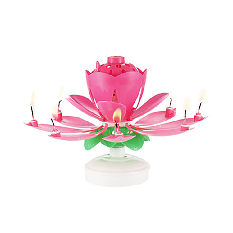 Musical Flower Candle