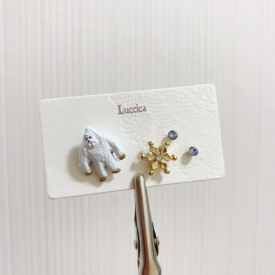 雪之猿人耳環 (網站限定優惠)