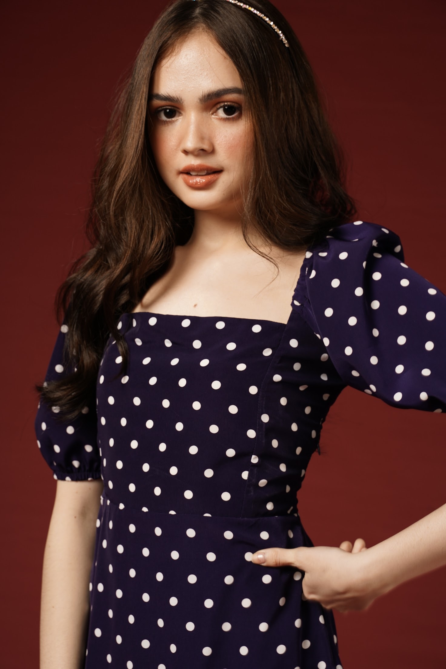 Aurora Polka Dot Dress
