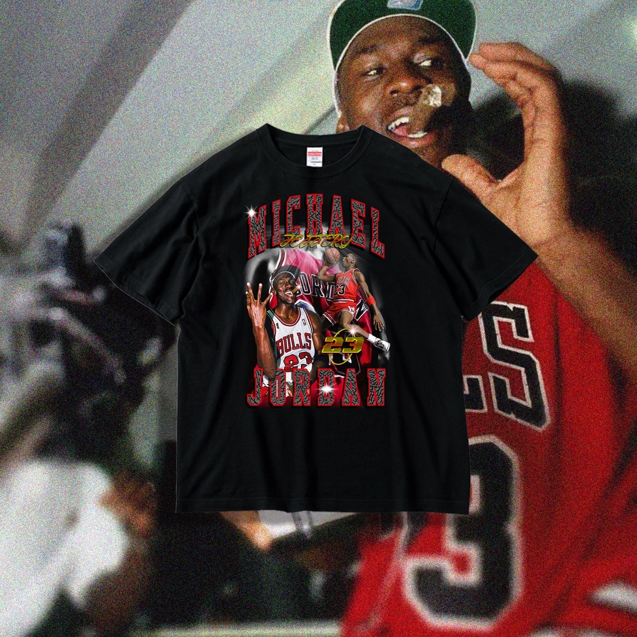 GHOST MADE MICHAEL JORDAN “ JEFFREY ” 喬丹短袖 短Tee/帽Tee 黑 白 GhostMade