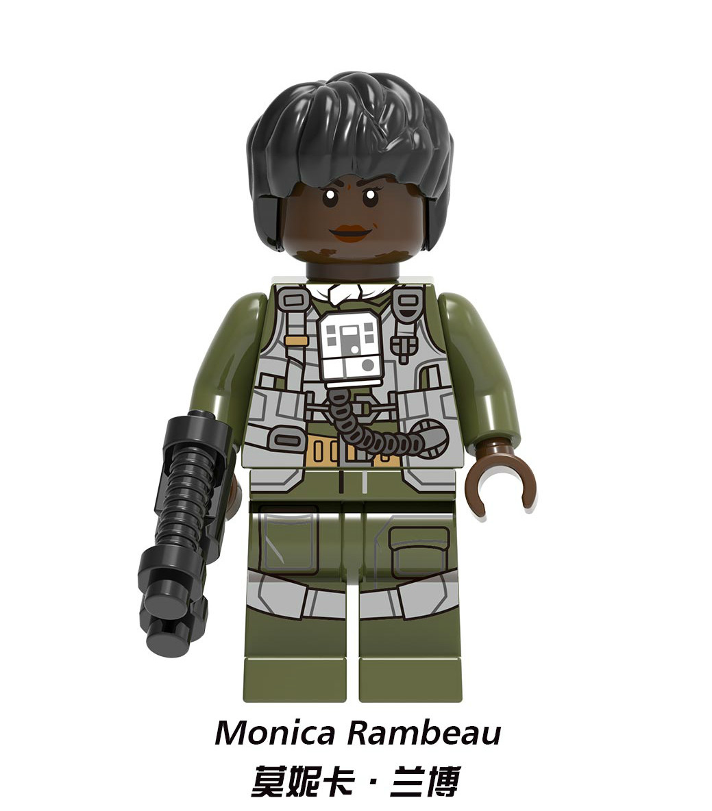 Monica Rambeau Captain Marvel Custom Marvel SuperHeroes Minifigs Fit Lego X1391