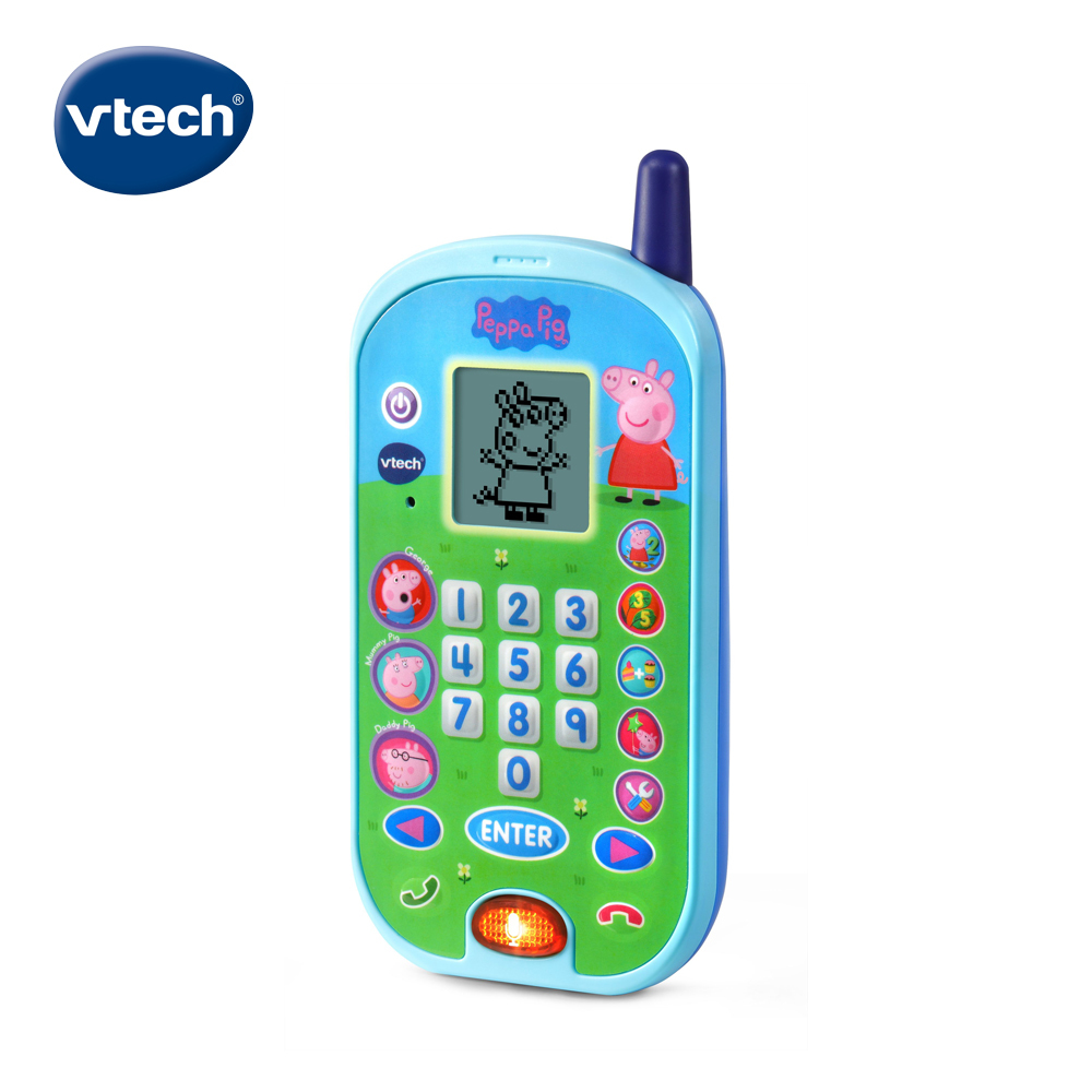 Vtech 粉紅豬小妹-智慧學習互動小手機