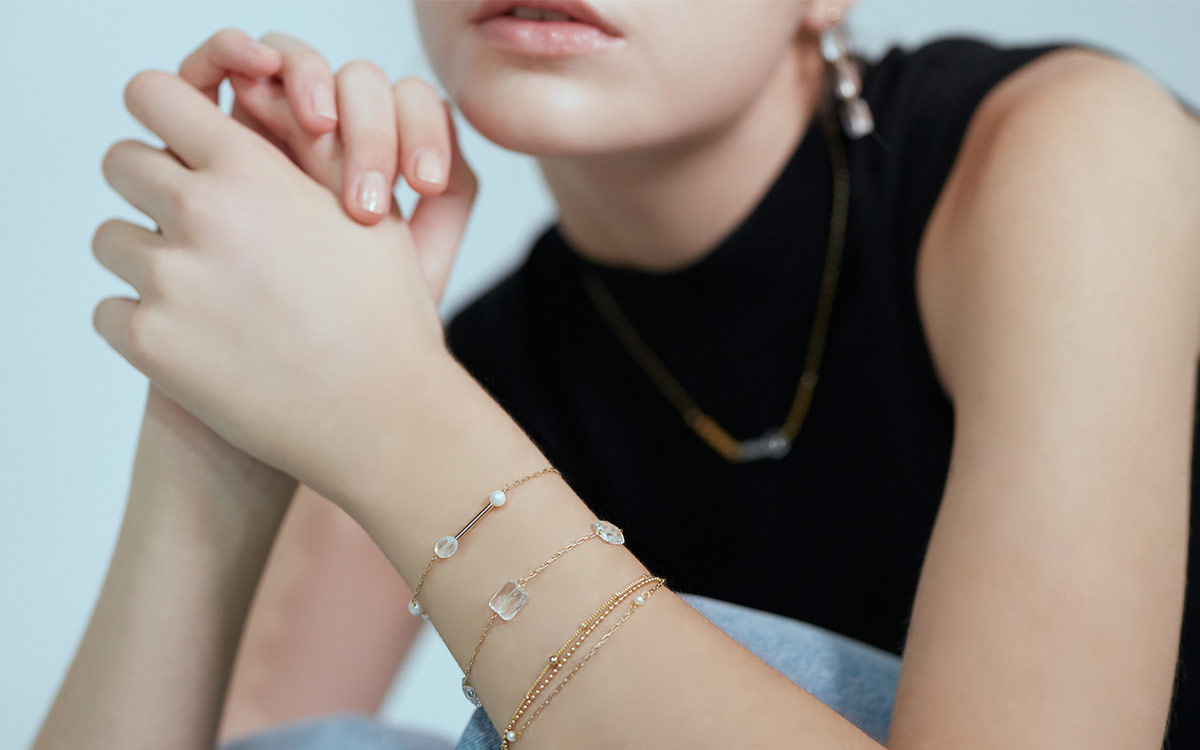 beq pettina,綁髮手環,手環,髮圈,髮型,水晶,珍珠,配件,耳環,項鍊,