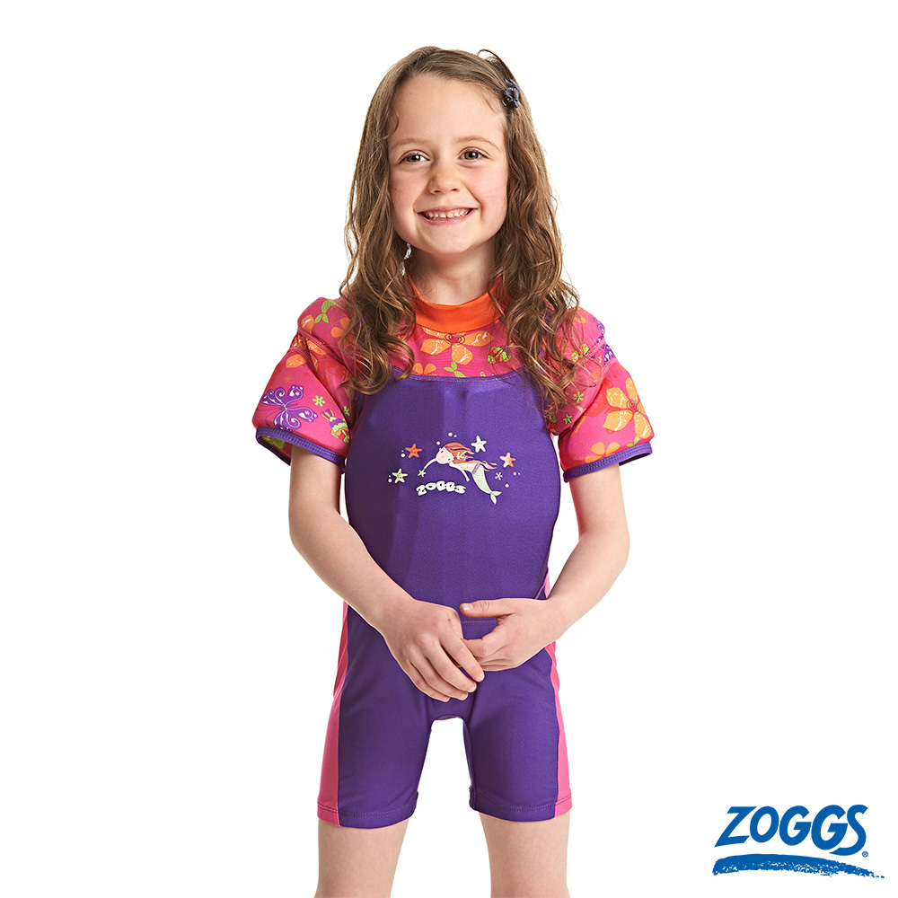 ZOGGS 嬰幼兒《小人魚》水翼防曬浮力連身泳衣