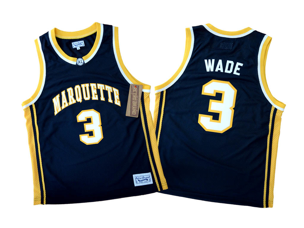 Original Retro Brand 馬凱特大學金鷹隊 Dwyane Wade 球員版球衣