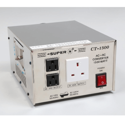 Super CT-1500 1500W 雙向 不銹鋼變壓器
