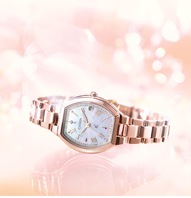 萬年鐘錶 - Citizen 星辰錶  XC  光動能電波女錶   ES9362-52X  錶徑24.9MM