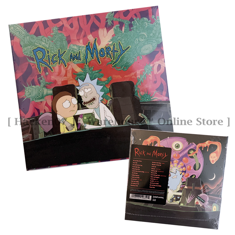Rick and Morty - Soundtrack 電視原聲帶 / 原裝CD專輯 / 黑膠 / 螢光封面黑膠組合包 - 瑞克和莫蒂