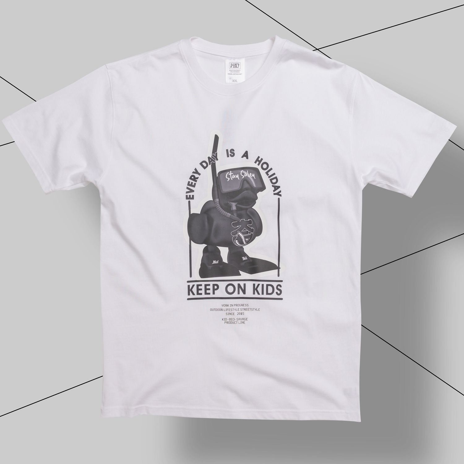 KID ® 黑色小鴨潛水短T