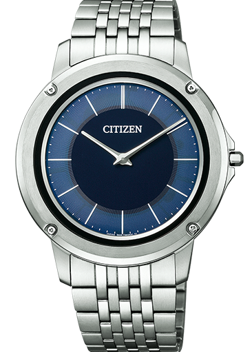 萬年鐘錶 - Citizen Eco-Drive One  星辰錶 超薄 One  系列 男錶  AR5050-51L 錶徑 : 39 MM