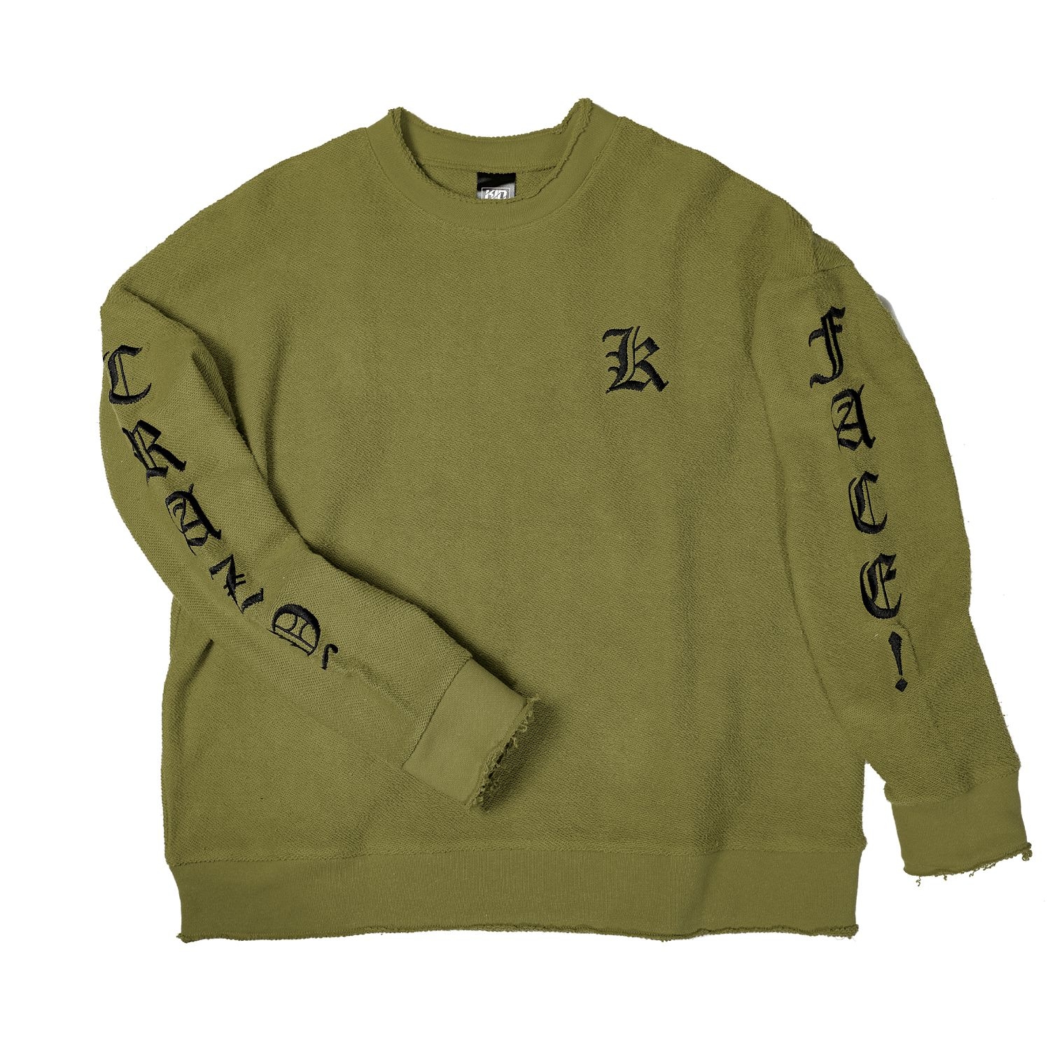 KID ® 哥德字體大學T 軍綠