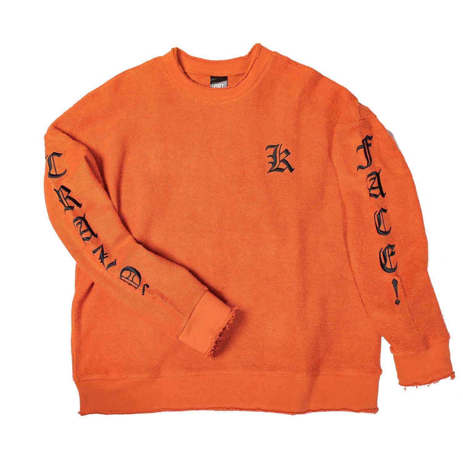 KID ® 哥德字體大學T 橘