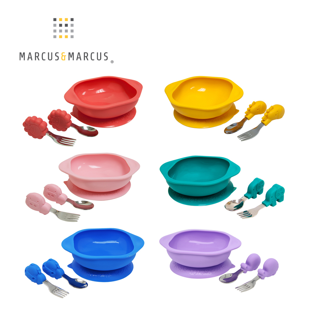 Marcus&Marcus 動物樂園寶寶握握學習禮盒組