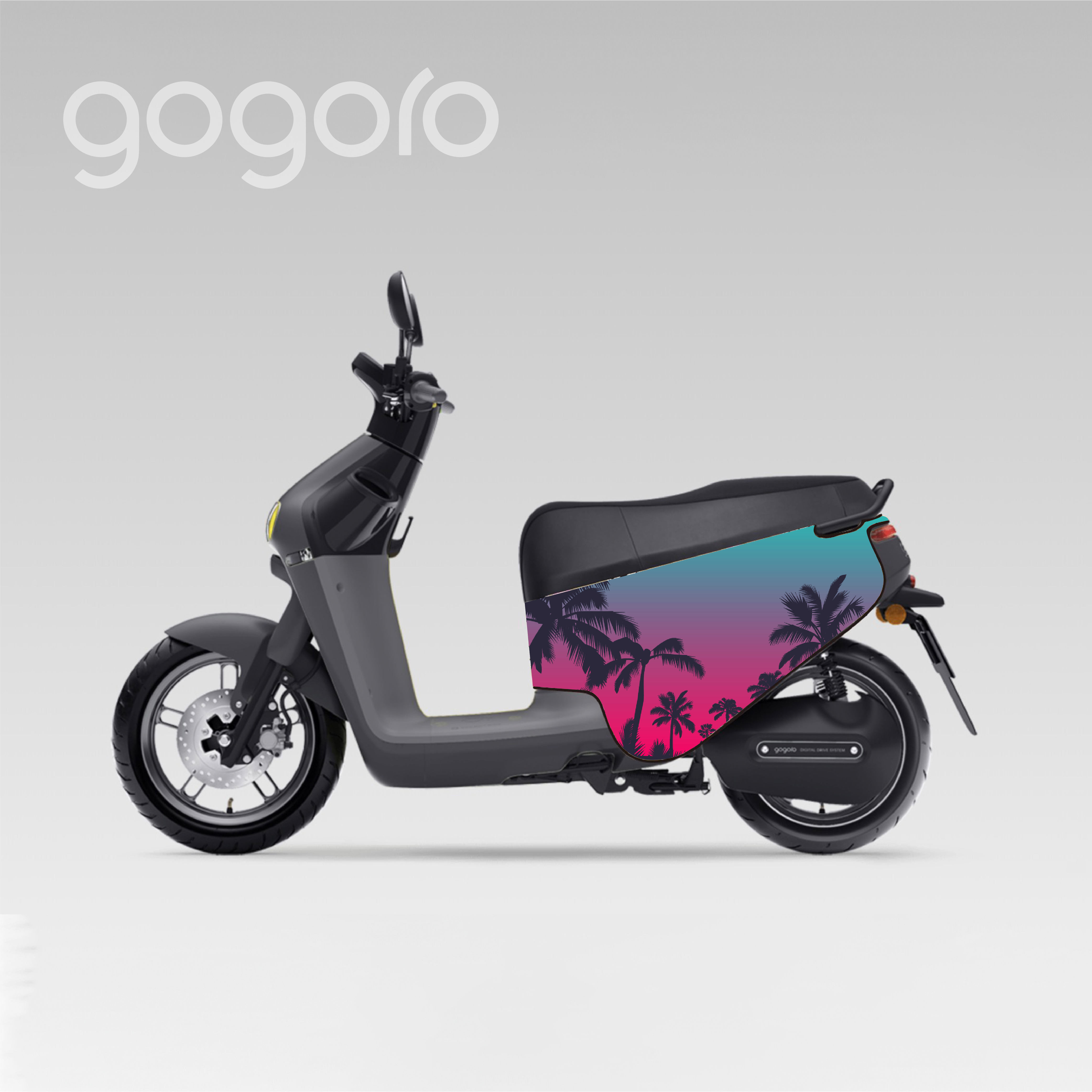 BLR gogoro ID73 粉色夏天 雙面車套 車身防刮套 潛水衣布 防刮套 保護套 車套 機車配備 電動車防刮 智慧雙輪