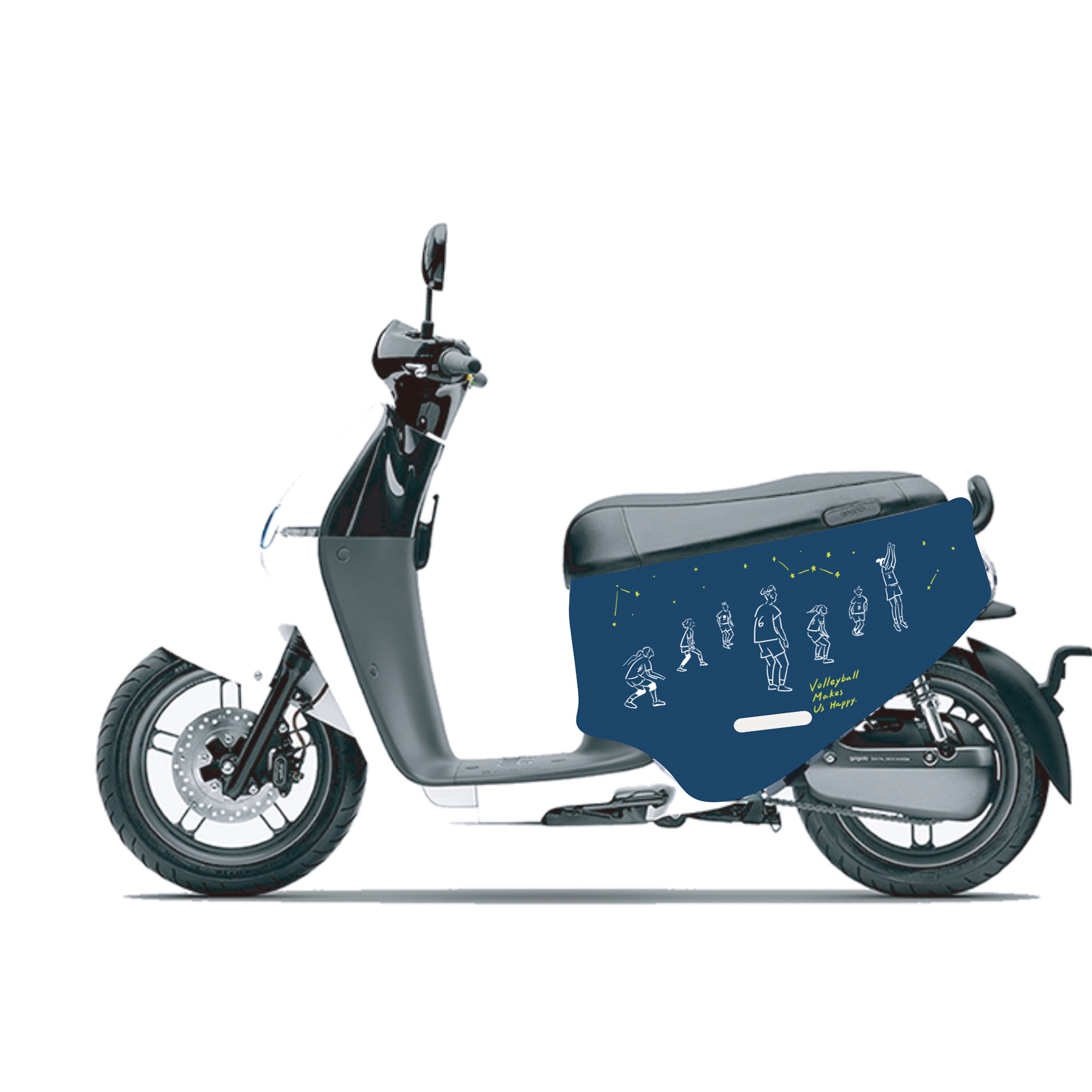 BLR gogoro ID115 快樂排球 雙面車套 車身防刮套 潛水衣布 防刮套 保護套 車套 機車配備 電動車防刮 智慧雙輪