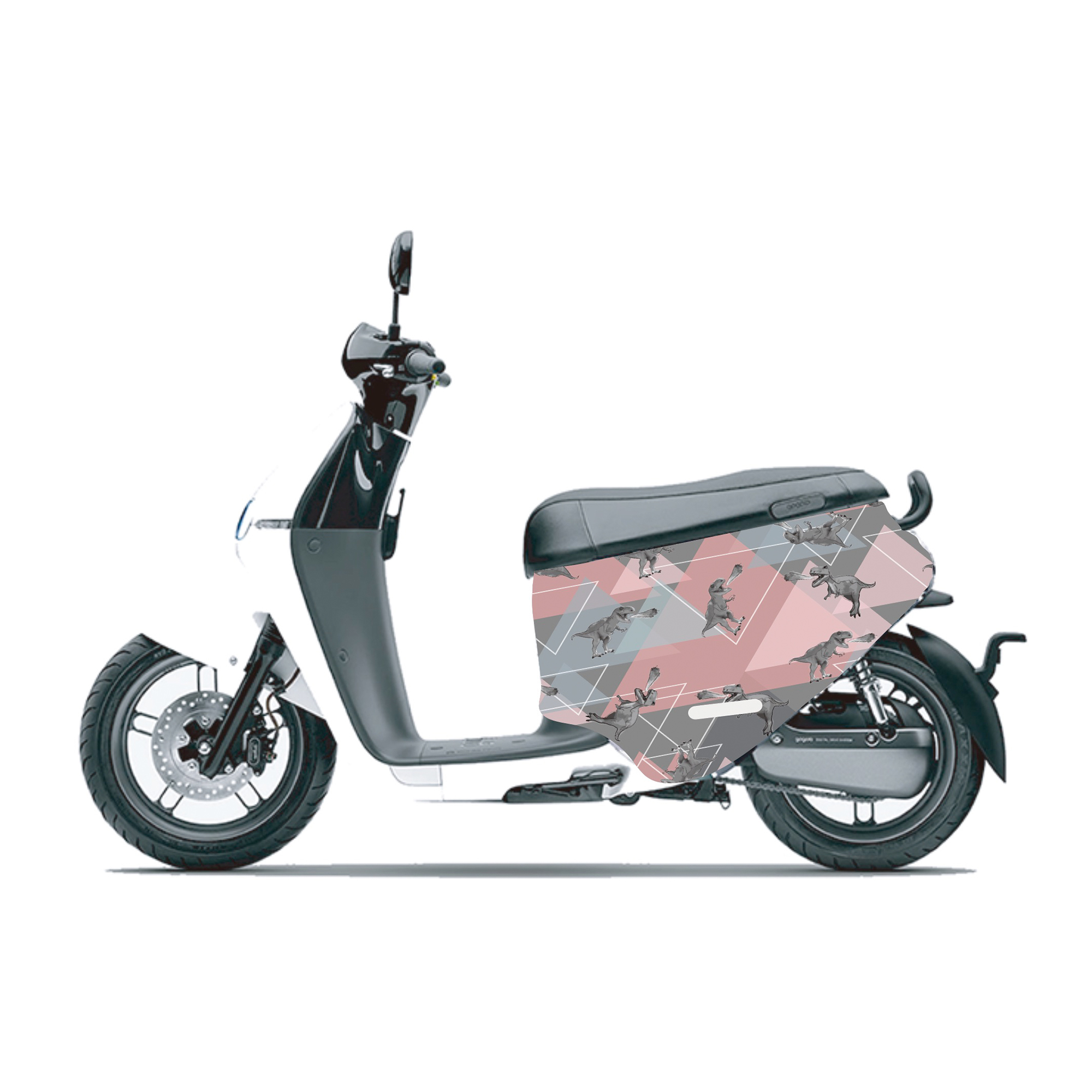 BLR gogoro ID19 粉紅爆龍 雙面車套 車身防刮套 潛水衣布 防刮套 保護套 車套 機車配備 電動車防刮 智慧雙輪