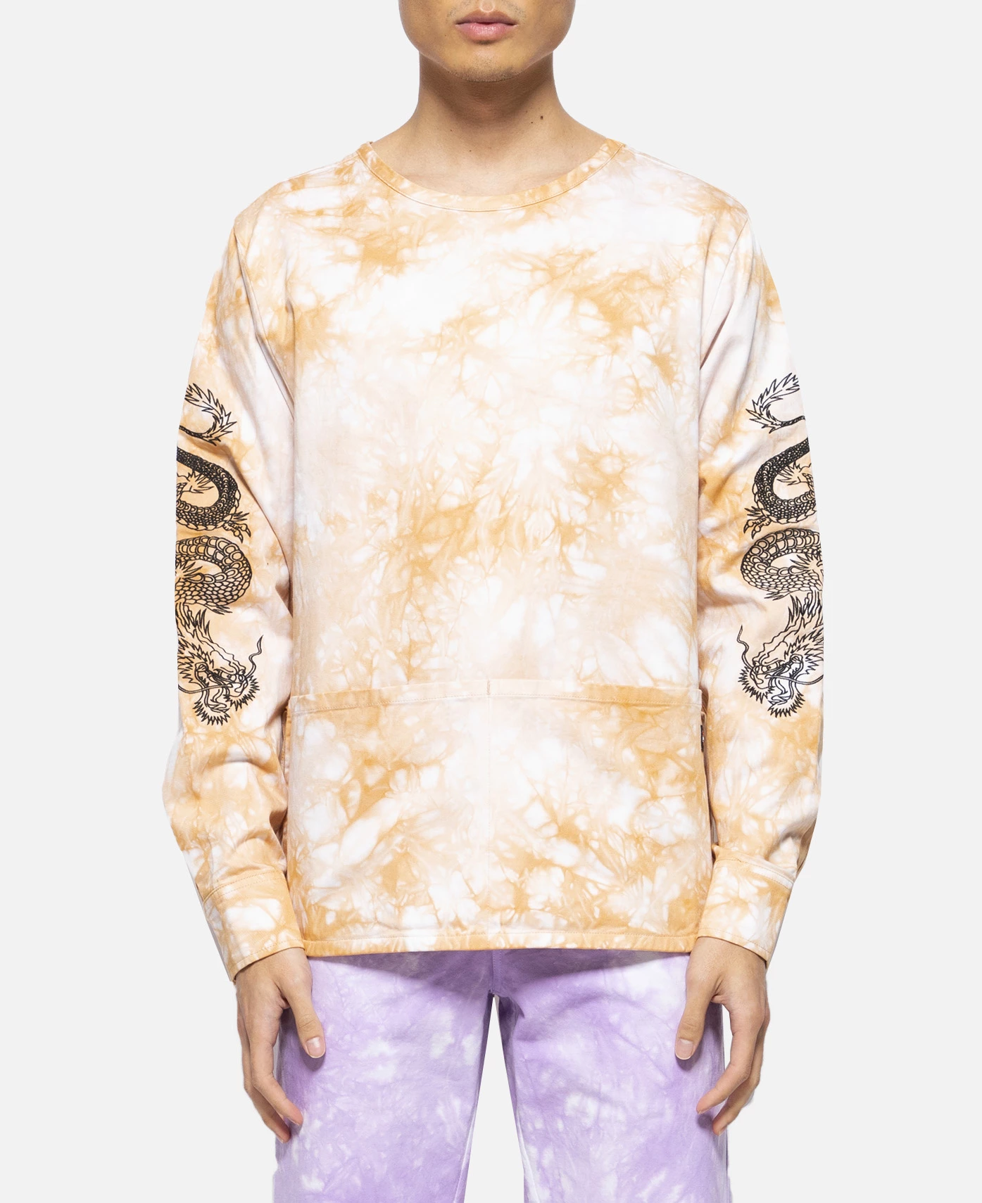 【CLOT X DICKIES】DRAGON TIE DYE APRON (BROWN)