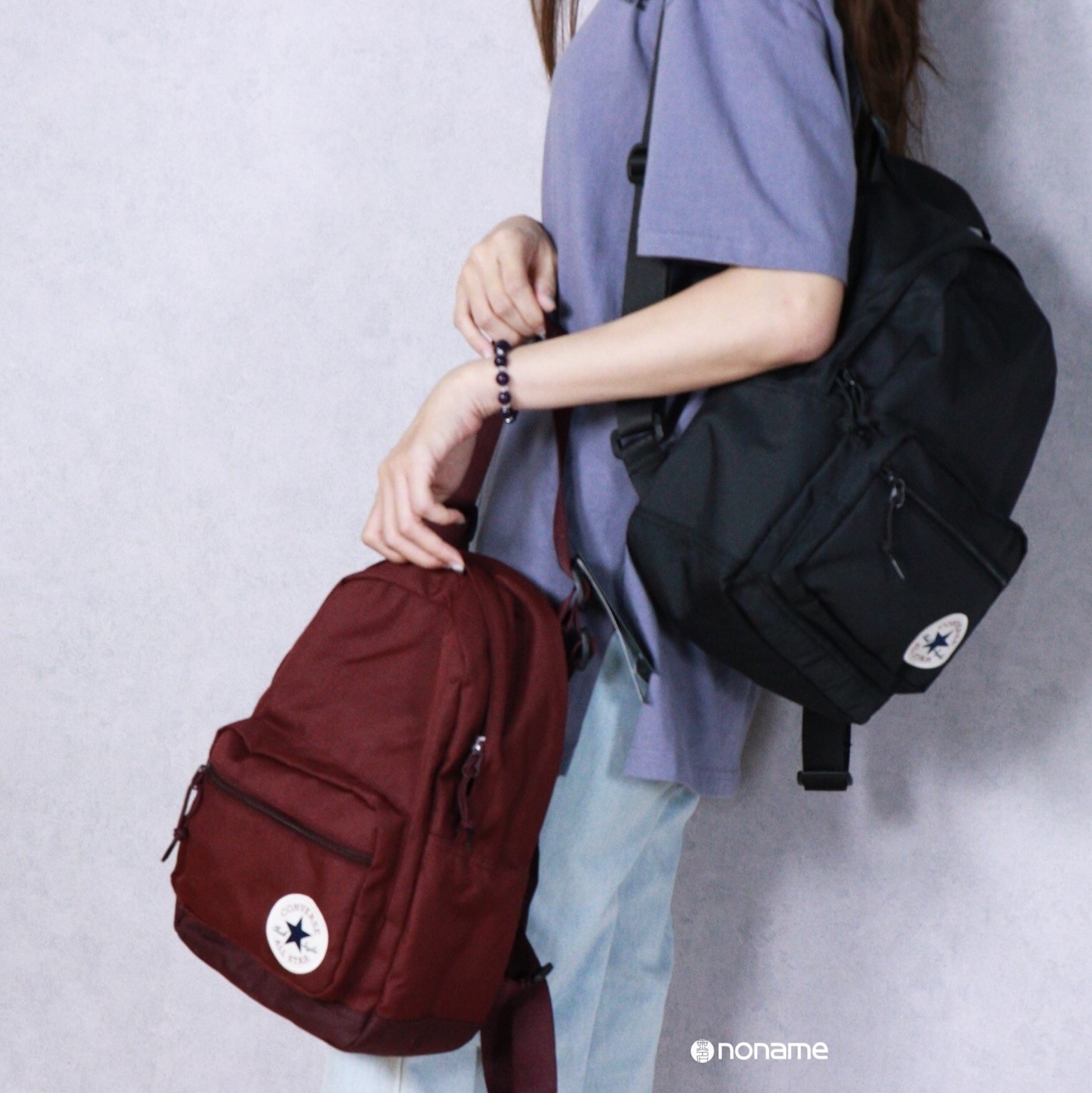 CONVERSE ALL STAR 電繡 Logo 小 後背包 兩色