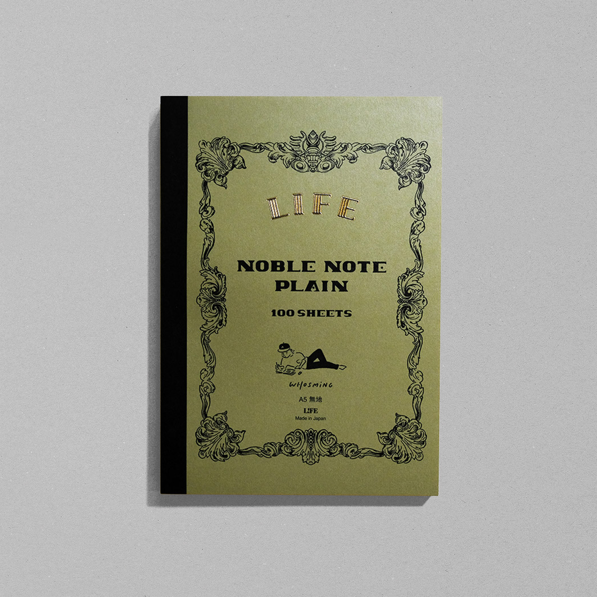 WHOSMiNG × LiFE Noble Note 限定筆記本 A5 空白