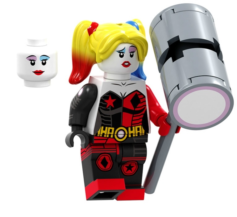 Harley Quinn Custom Marvel DC SuperHeroes Minifigures Minifigs Fit Lego P1857