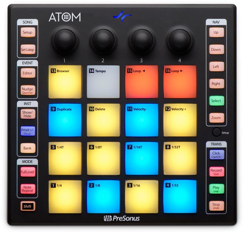 特價出清 Presonus ATOM Pad Controllers DAW Midi 控制器